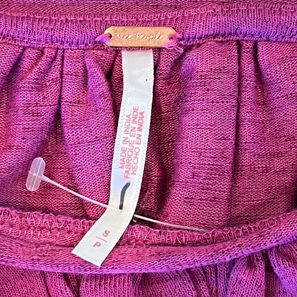 Free People On Clouds Pink Azalea Tank Full Scoop Neck NEW - Picture 10 of 10